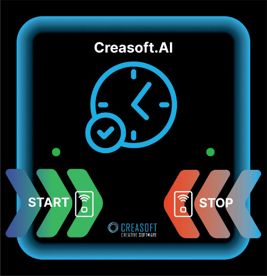 Pontator portabil Creasoft cu butoane START si STOP
